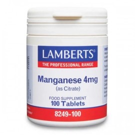 Lamberts Manganese 4mg 100caps