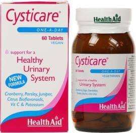 Health Aid CystiCare tablets 60s Φυτικός συνδυασμός για υγιές ουροποιητικό σύστημα