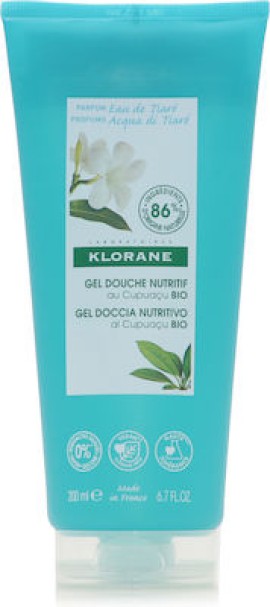 Klorane Cupuacu Gel Douche Eau de Tiare Αφρόλουτρο με Νερό Γαρδένιας 200ml