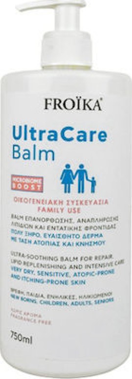 Froika Ultracare Balm (Χωρίς Άρωμα) Balm Επανόρθωσης Για Ξηρό, Ευαίσθητο Δέρμα Με Τάση Ατοπίας Και Κνησμού 750ml