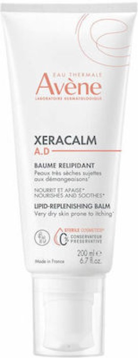 AVENE Xeracalm A.D. Baume Relipidante Βάλσαμο για Αναπλήρωση των Λιπιδίων για την Έντονης Ξηρότητα του δέρματος 200ml