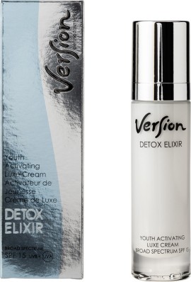 Version Detox Elixir Youth Activating Luxe Cream SPF15, Ισχυρή Αντιρυτιδική & Αποτοξινωτική Κρέμα Ημέρας Προσώπου 50ml