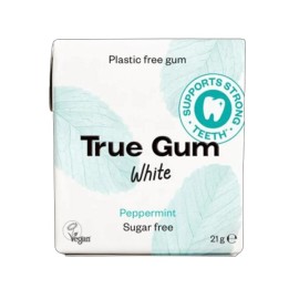 True Gum White Peppermint Τσίχλα για Λευκά Δόντια με Γεύση Μέντα 21g