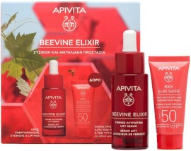 Apivita Promo Beevine Elixir Serum Ορός Ενεργοποίησης Σύσφιξης & Lifting 30ml & Δώρο Bee Sun Safe Anti Spot & Anti Age Face Cream Κρέμα Προσώπου Κατά Των Πανάδων & Των Ρυτίδων SPF50 15ml