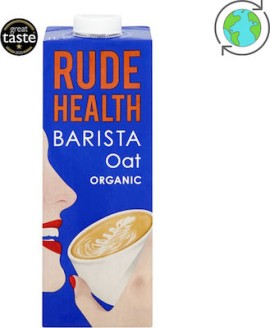 Rude Health Βιολογικό Ρόφημα Βρώμης Χωρίς Γλουτένη Barista 1000lt