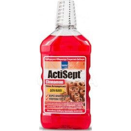 Intermed Actisept Mouthwash Cinnamon 500ml - Στοματικό Διάλυμα Με Γεύση Κανέλα