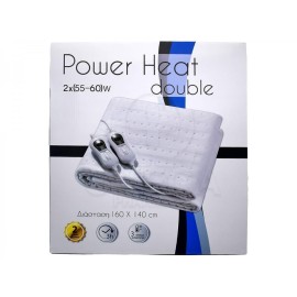 Alfacare Power Heat Double Θερμαινόμενη Διπλή Ηλεκτρική Υποκουβέρτα 160x140cm 1τμχ