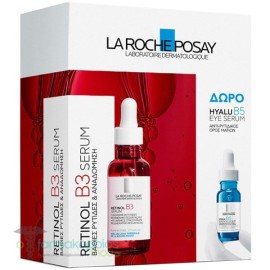 La Roche Posay Promo με Retinol B3 Serum Αντιρυτιδικός Ορός Αναδόμησης & Ανάπλασης με Βιταμίνη B3, 30ml & Δώρο Hyalu B5 Eye Serum Αντιρυτιδικός Ορός Ματιών 5ml