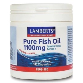 Lamberts Pure Fish Oil 1100MG (EPA), Ωμέγα 3, 180 caps