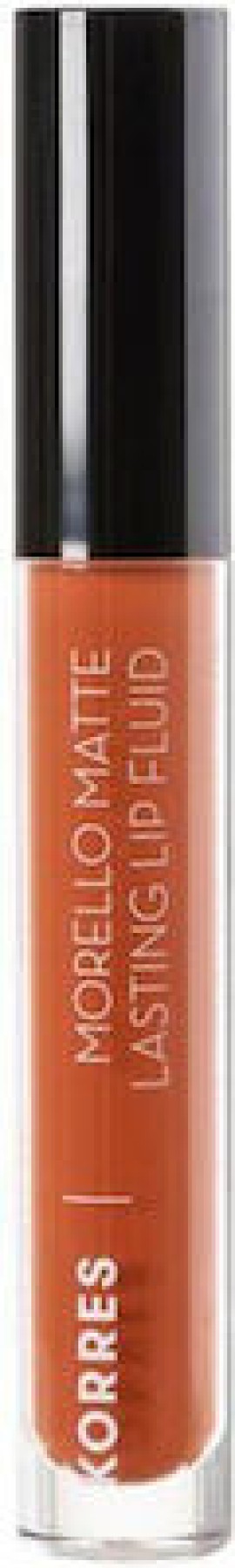 Korres Morello Matte Lasting Lip Fluid Υγρό Κραγιόν Μεγάλης Διάρκειας 48 Velvet Caramel 3.4ml