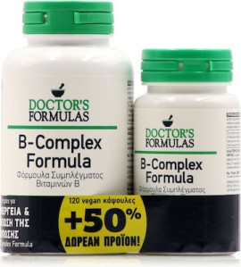 Doctors Formula Promo Pack B Complex Formula 120tabs+60tabs