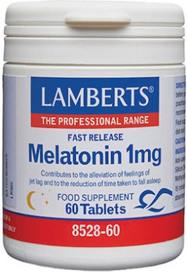 Lamberts Melatonin 1mg Συμπλήρωμα για τον Ύπνο 60tabs